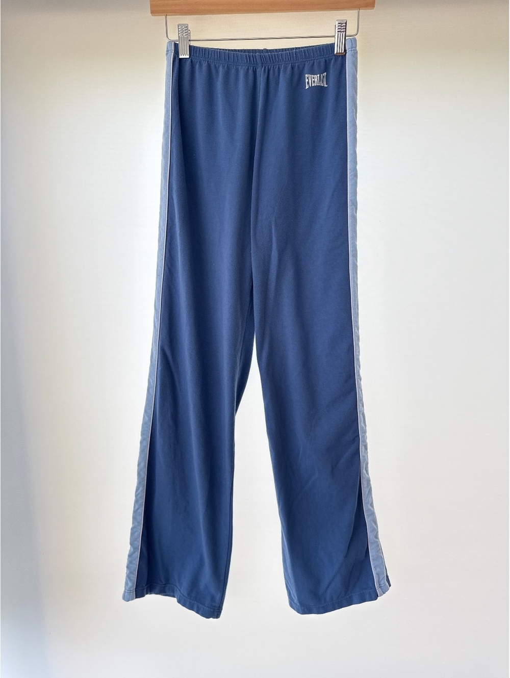 Vintage Y2K Everlast Track Pants Womens Small Blue Made USA Athletic Joggers